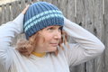 Chunky Knit Hat Milticolor
