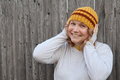 Chunky Knit Hat Milticolor