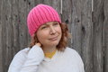 Hand knit chunky hat, Solid Colors 