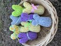 Spring knit bunnies
