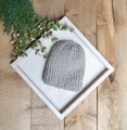 Hand knit chunky hat, Solid Colors 