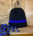 Thin Blue Line knit hat