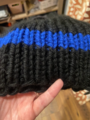Thin Blue Line knit hat