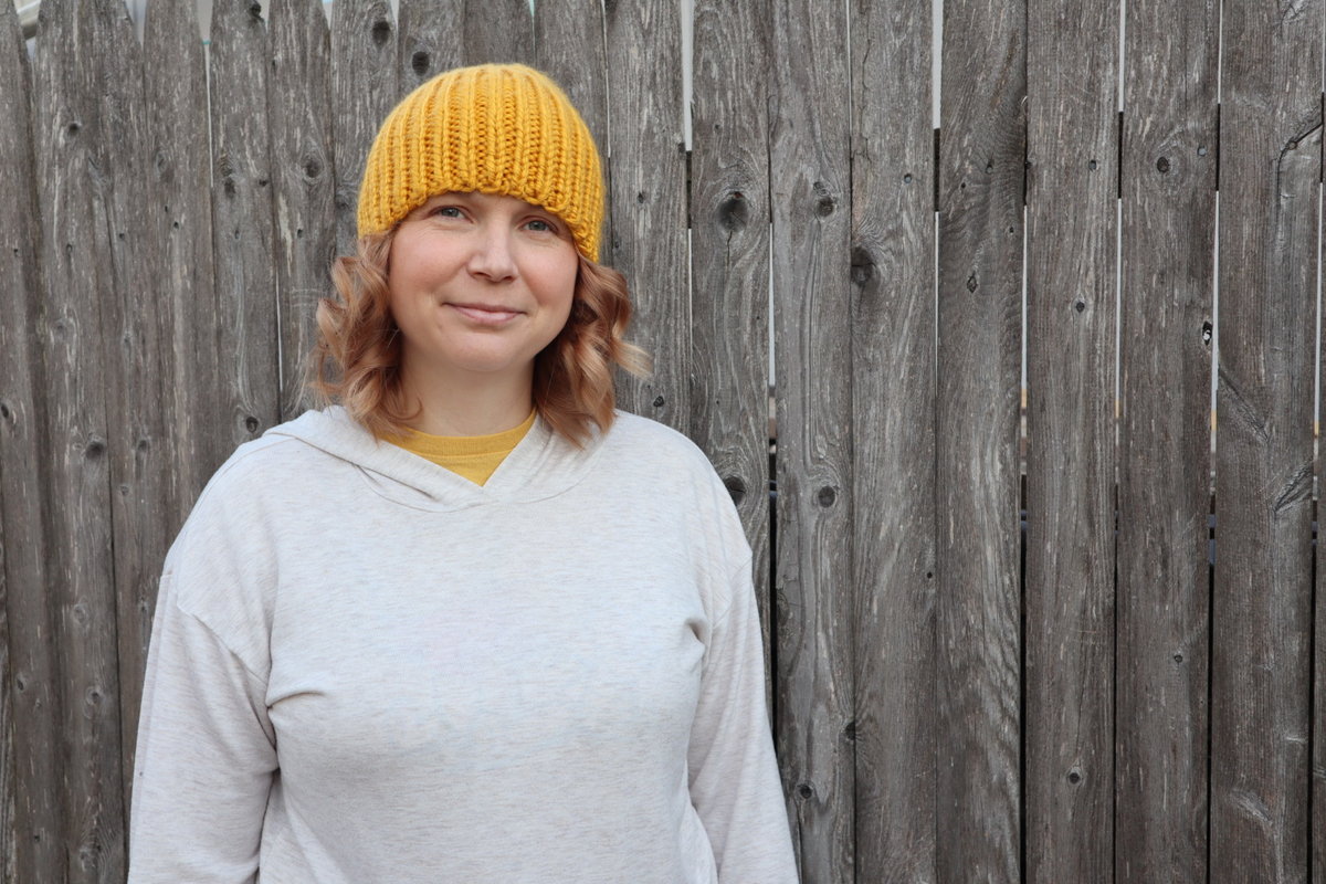 Hand knit chunky hat, Solid Colors 