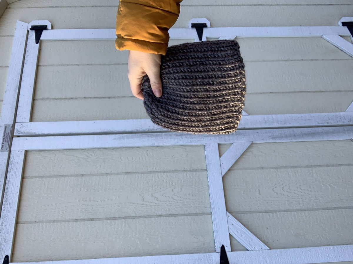 Hand knit chunky hat, Solid Colors 
