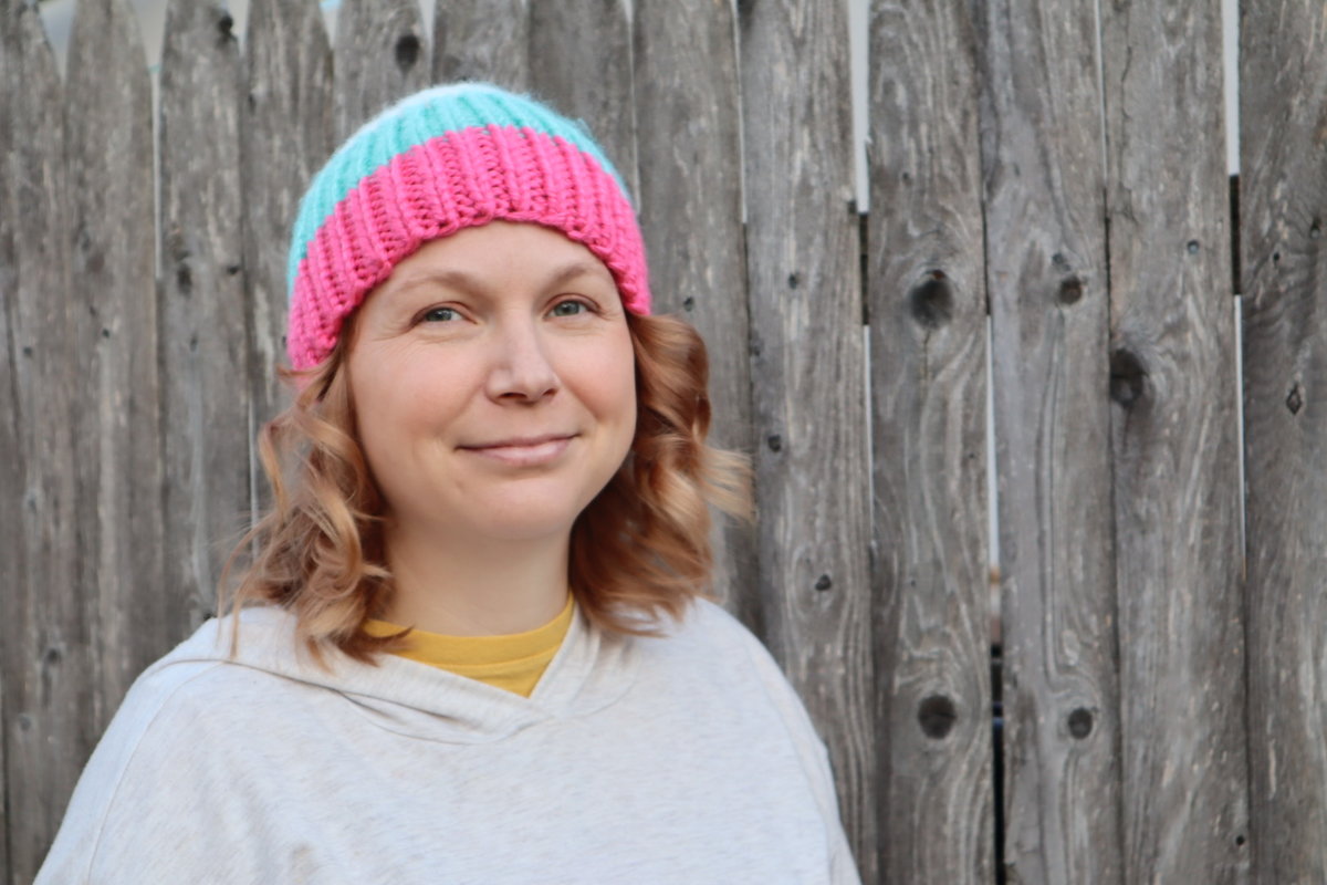 Chunky Knit Hat Milticolor