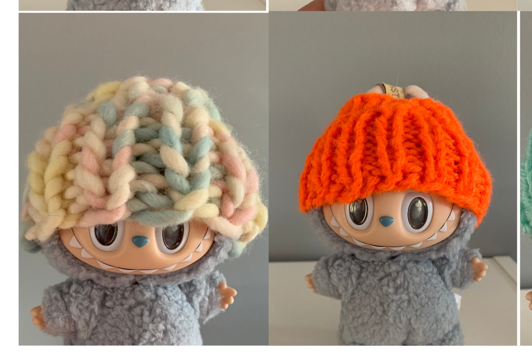 Labubu knit hats