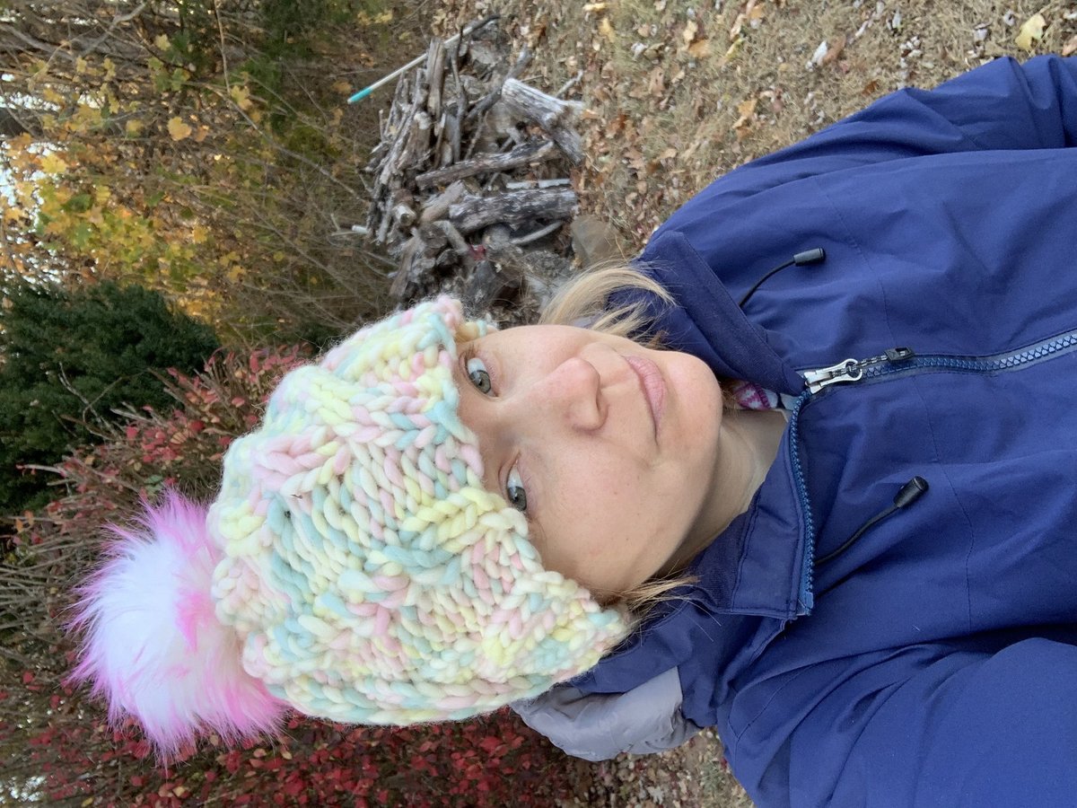 Unicorn hat with pom pom