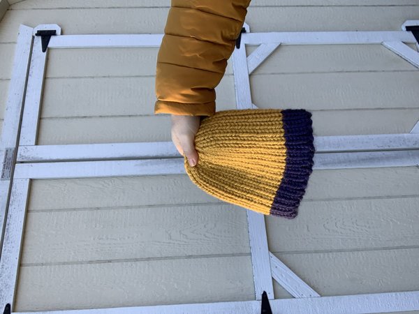 Chunky Knit Hat Milticolor